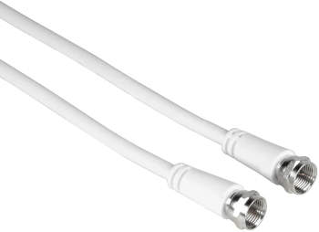 Cablu coaxial Hama 205038 3 metri alb 