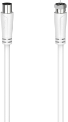 Cablu coaxial Hama 205061 1.5 metri alb 