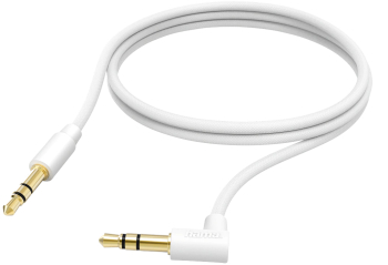 Cablu de conectare Hama 3 5 mm cu jack 0 5 m Alb 