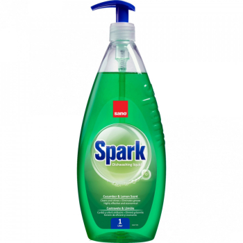 Detergent de vase Sano Spark 1L Aroma castravete 