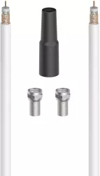 Kit cablu coaxial Hama 205041 10 metri 
