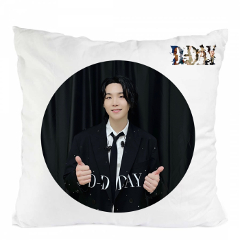 Perna personalizata bts suga agust d dday poliester 40x 40 cm 