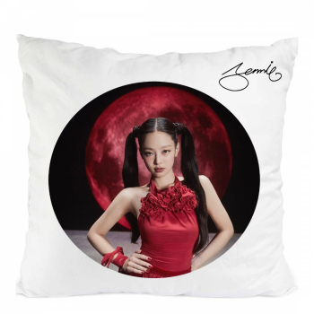 Perna personalizata jennie you and me blackpink kpop poliester 40x 40 cm 