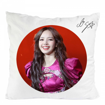 Perna personalizata lisa blackpink kpop lalisa poliester 40x 40 cm 