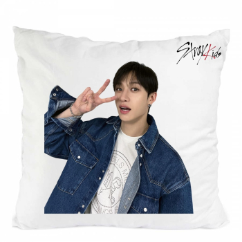 Perna personalizata stray kids bang chan kpop stay poliester 40x 40 cm 