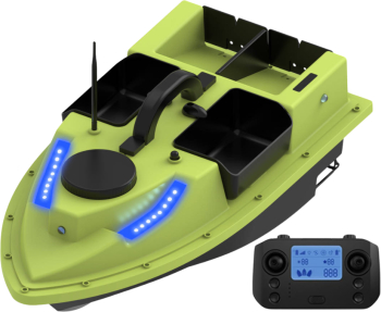 Barcuta de plantat momeala 4 cuve GPS 99 locuri fixe 600 metri distanta control intoarcere automata SMART barcuta nadit si momit 120 