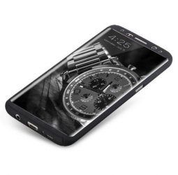 Husa de protectie pentru Samsung Galaxy S8 Full Cover 360 Negru + Folie de protectie 