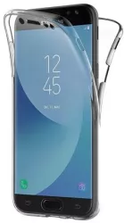 Husa Full TPU 360° fata + spate compatibila cu Samsung Galaxy A7 2018 Transparent 