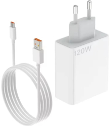 Incarcator Samsung 120W Fast Charging cu cablu USB-C Alb