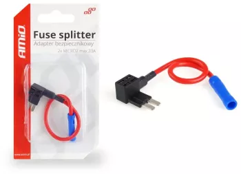 Splitter adaptor siguranta suplimentara compatibil sigurante 2 x MICRO 2 max. 20A 