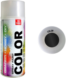 Vopsea spray acrilic negru lucios 400ml 