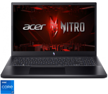 Laptop Acer Gaming Nitro V 15 ANV15-51 FHD IPS 144Hz Intel Core™ i7-13620H 16GB DDR5 1TB SSD NVIDIA RTX 4060 8GB No OS Obsidian Black 