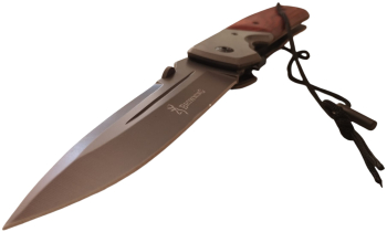 Briceag de vanatoare KlaussTech 28cm culoare gri metalic 