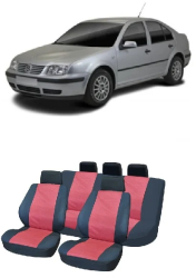 Huse scaune auto VW BORA 1998 - 2005 Rosu 