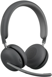 Casti Logitech On-Ear Zone Wireless 2 UC two-way noise-free Graphite 981-001311 