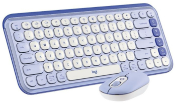 Kit periferice Logitech Pop Icon Combo Bluetooth Lilac