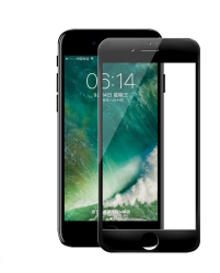 Folie de sticla securizata 3D/4D MyStyle Black pentru Apple iPhone 6 / Apple iPhone 6S protectie completa 100 eficienta