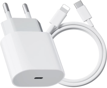 Incarcator compatibil cu iPhone 11/12/13/14/Pro/Pro Max/iPad/AirPods cablu de date Lightning Fast charge 20W 