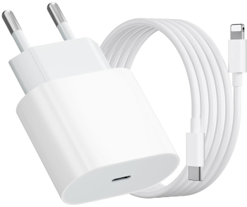 Incarcator compatibil mufa lightning serie Apple 20W iPhone 14 13 12 11 8 7 6 5 Usb Type-C intrare iesire Lightning Cablu de 1 