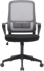 Scaun birou gri negru Salomo 63x56.5x99-109 cm 