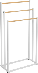 Suport prosoape alb natur Poldo 44x21.5x86 cm 