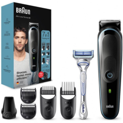 Aparat de tuns Braun 7-in-1 MGK3342 + Aparat de ras Gillette 