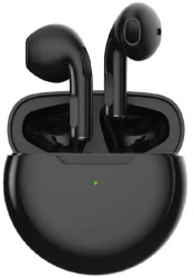 Casti audio wireless bluetooth BRIUS&trade TWS Bluetooth 5.3 + EDR in ear redare de pana la 4 ore fara fir sport cu microfon contro 
