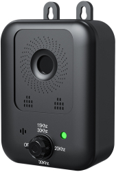 Dispozitiv anti-latrat pentru caini cu ultrasunete profesional 3 niveluri de sensibilitate 1500mAh IP54 de exterior si interior pentru 