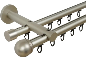 Galerie metal dubla PICIOR UNIVERSAL TEAVA PROFIL - TODI MAX19/19 - CROM MAT 