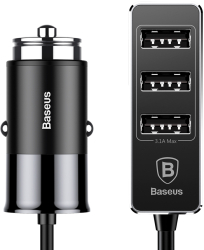 Incarcator auto 4xUSB 5.5A Enjoy Together I482 Negru 