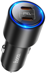 Incarcator pentru Masina 2xUSB Type-C QC 3.0 PD 40W 3A I378 Negru 
