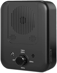 Opritor pentru latrat de caine Ultrasonic profesional Dispozitiv de control al latratului de caine cu 3 nivele de sensibilitate Raza 15 m 