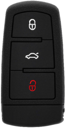 Protectie cheie auto pentru VW Passat B6 3C - Silicon Premium Negru 