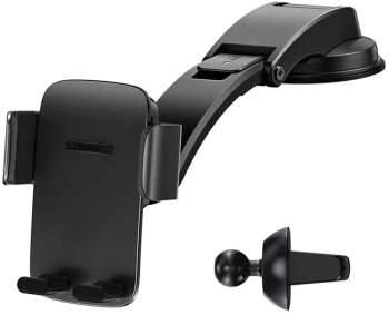 Suport Masina Telefon Universal Silicon Gravity Grip H455 Negru 
