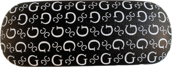 Toc ochelari din piele ecologica negru 16 x 6 x 4 cm 