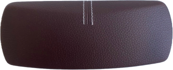 Toc ochelari piele ecologica 16 x 6.5 x 4.5 cm maro 