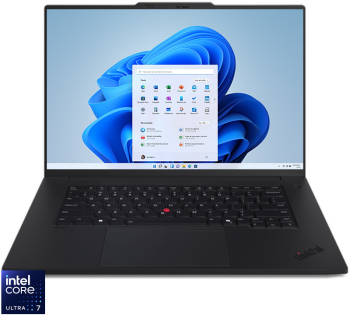 Laptop Lenovo 16'' ThinkPad P1 Gen 7 WQXGA IPS 165Hz Procesor Intel® Core™ Ultra 7 155H (24M Cache up to 4.80 GHz) 32GB LPCAMM2 LPDDR5X laptop laptopuri notebook ultrabook
