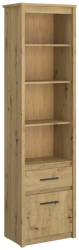 Biblioteca PAL stejar Airon 55.6x36.2x210.6 cm 