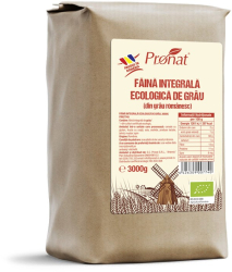 Faina integrala de grau bio 3000g Pronat 