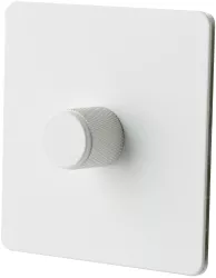 Intrerupator cu variator/dimmer Pure Glow Vichema 1gang 86x86 Alb doza inclusa 
