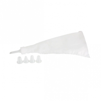 Sac turnat prin injectie Fackelmann 44730 28 cm 5 atasamente Reutilizabil Alb 