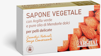 Sapun vegetal cu argila verde si migdale dulci 100g Argital 