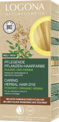 Vopsea de par bio pe baza de plante 100g blond auriu Logona 