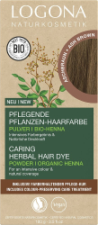 Vopsea de par pulbere pe baza de plante saten cenusiu 100g Logona 