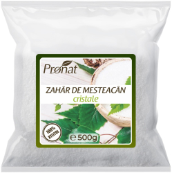 Zahar de mesteacan cristale 100 xylitol 500g Pronat 