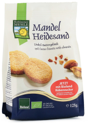 Biscuiti bio din faina de grau spelta cu unt si migdale 125g Bohlsener Muhle 
