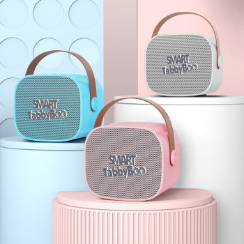 Boxa portabila copii/adulti SMART TabbyBoo MK1 cu microfon separat wireless portabil pentru petrecere player MP3 microSD card bluetooth 4 