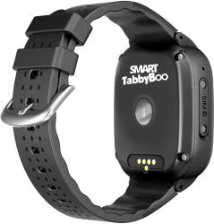 Ceas smartwatch copii SMART TabbyBoo 4G Android GPS 1.4 inch temperatura copil apel video cu functie telefon camera HD wifi Negru buton 