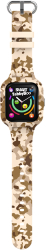 Ceas smartwatch GPS copii SMART TabbyBoo 4G Camouflage Android Maro functie telefon 1.4 inch video apel camera HD buton SOS WIFI Cartela 
