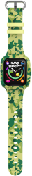 Ceas smartwatch GPS pentru copii SMART TabbyBoo 4G Camouflage WIFI 1.4 inch apel video functie telefon Cartela SIM Cadou camera HD Android 